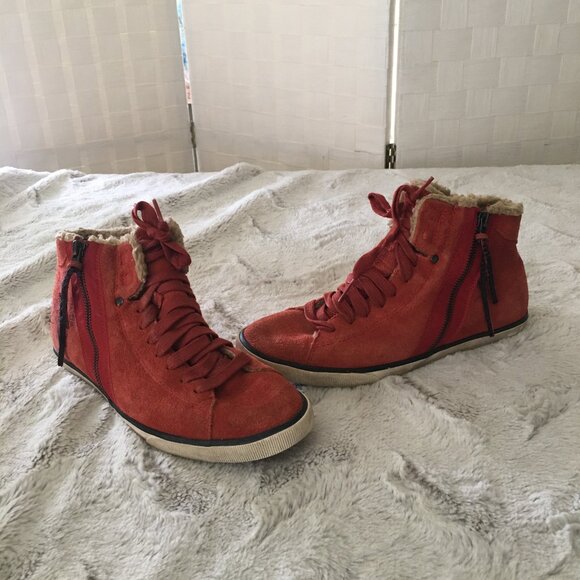 Diesel Shoes - diesel beach pit women's suede sneakers size 7